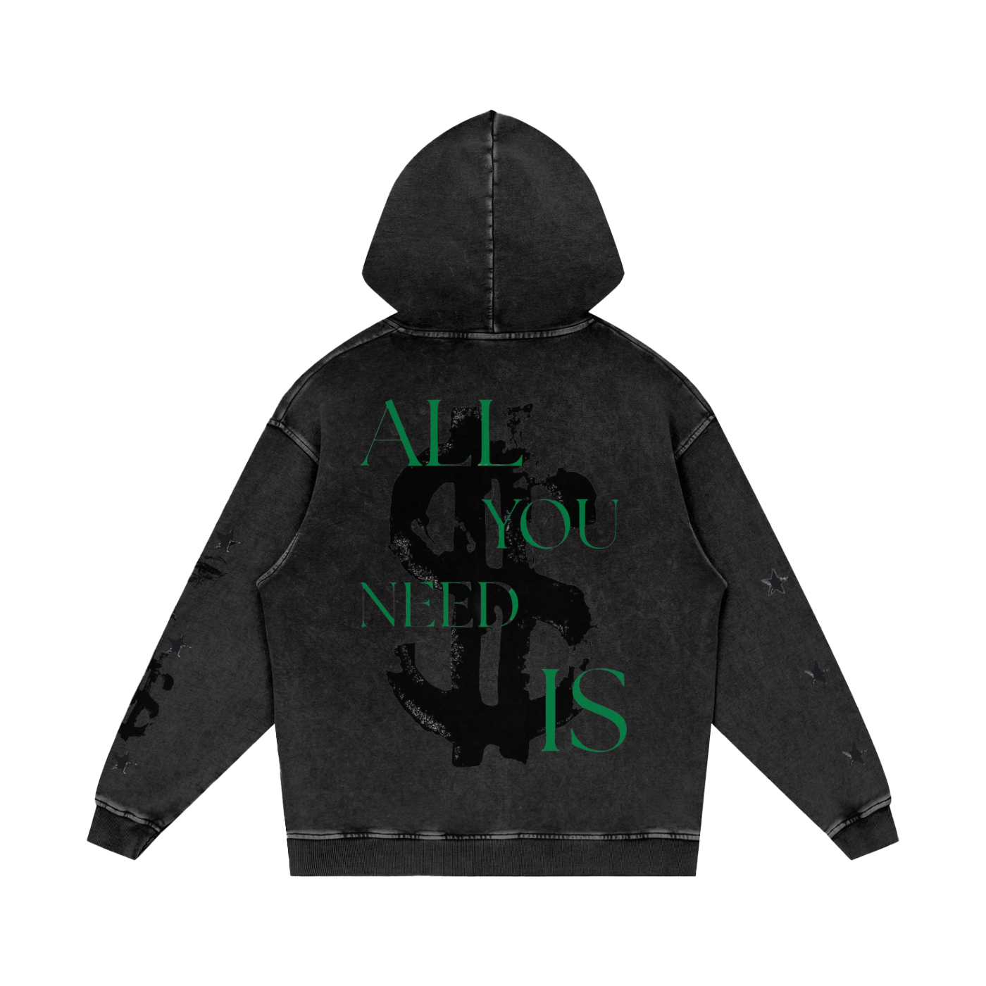 Snow washed puxxy fashion TS hoodie