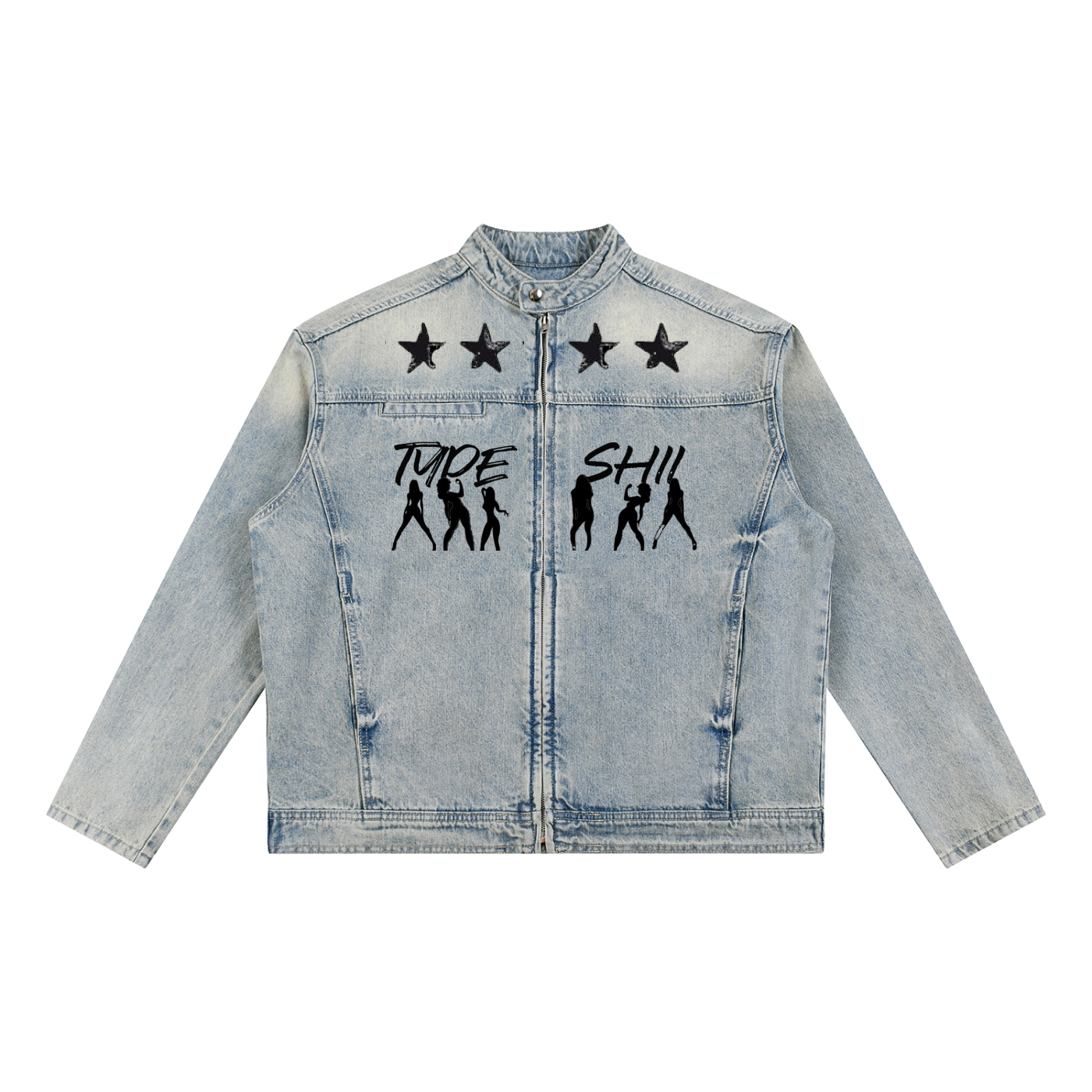 puxxy fashion denim jacket