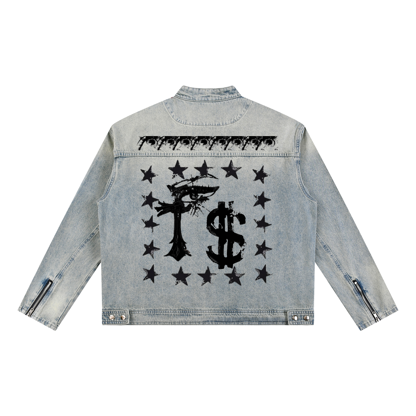 puxxy fashion denim jacket