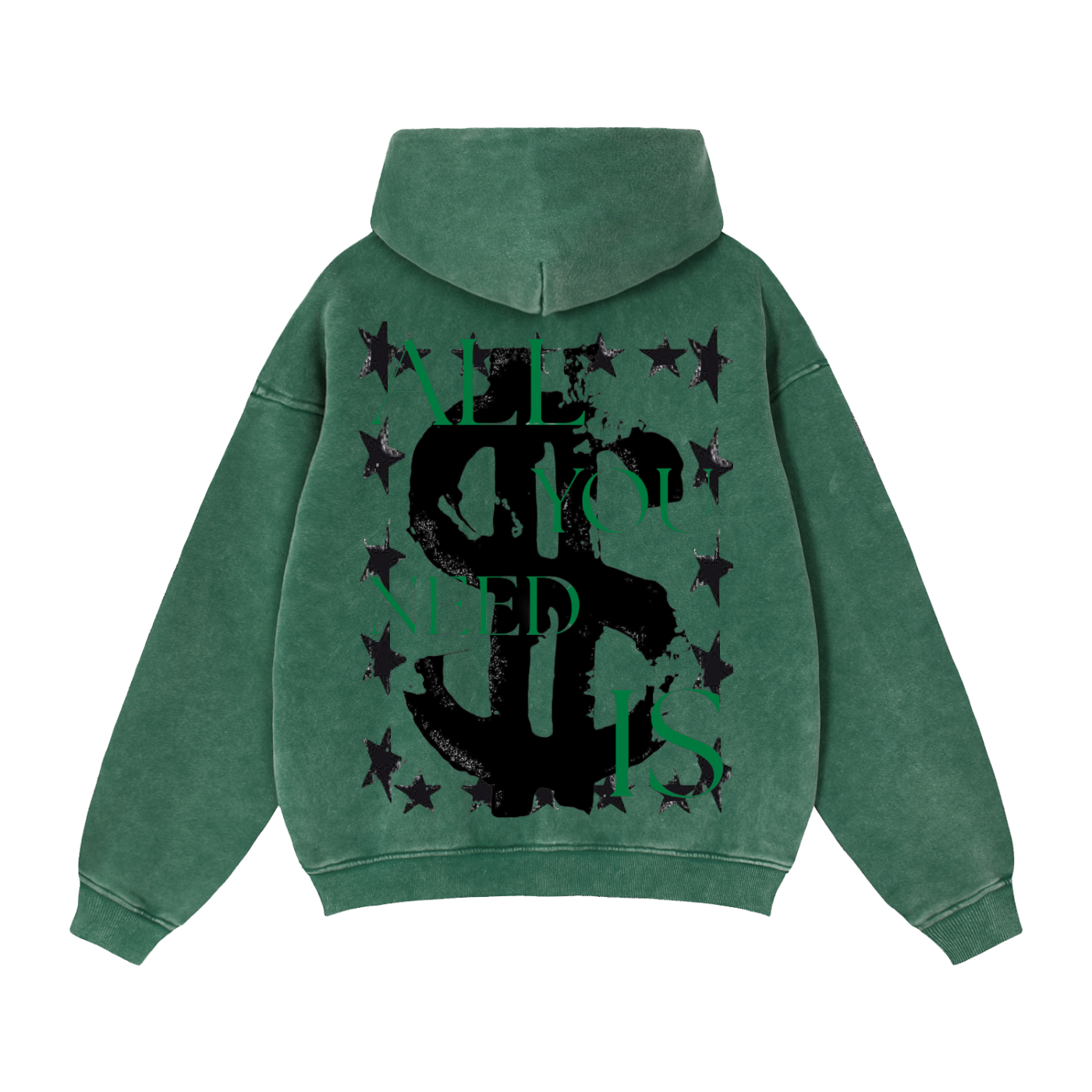 Distressed puxxy fashion  hoodie