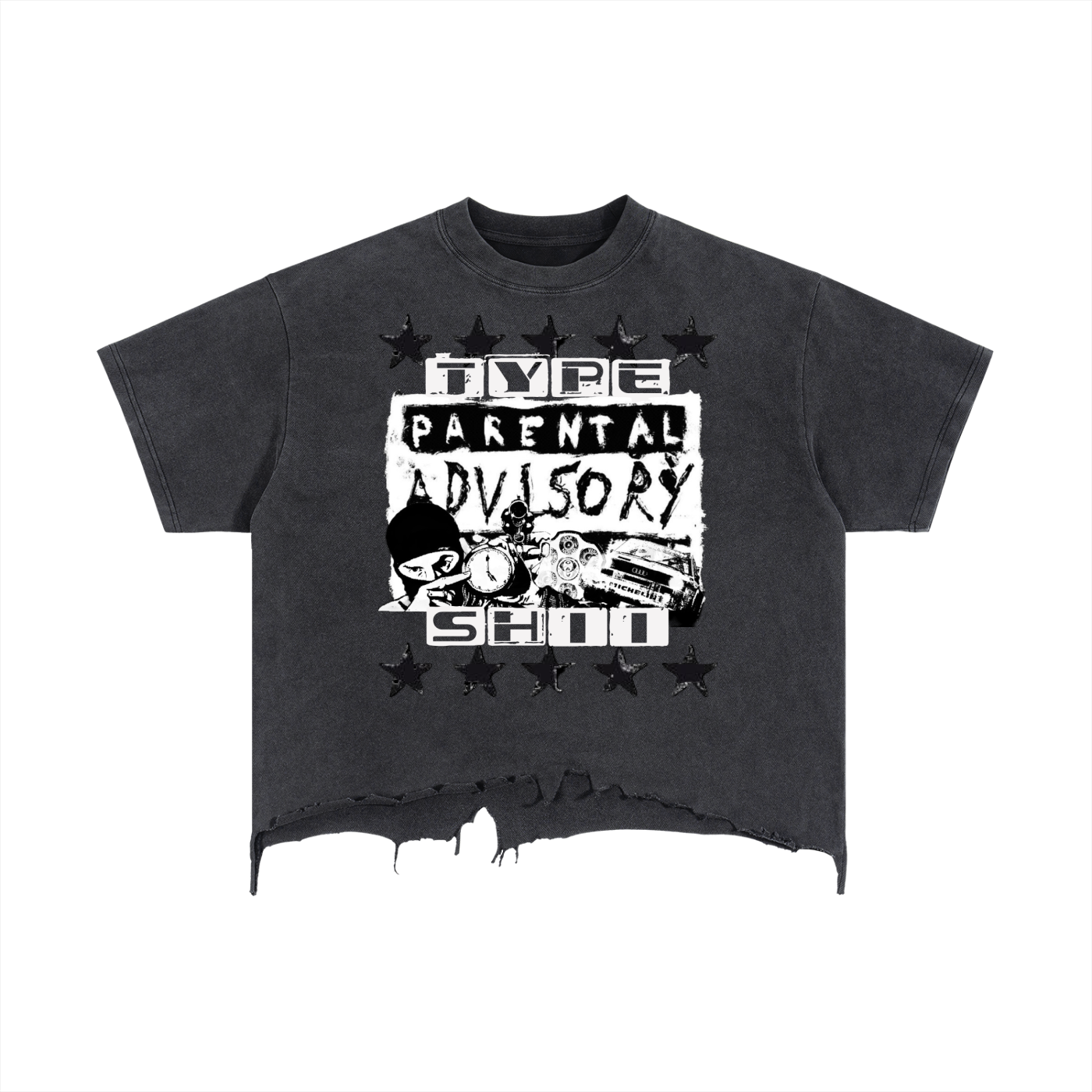 PA TS CROPED TEE